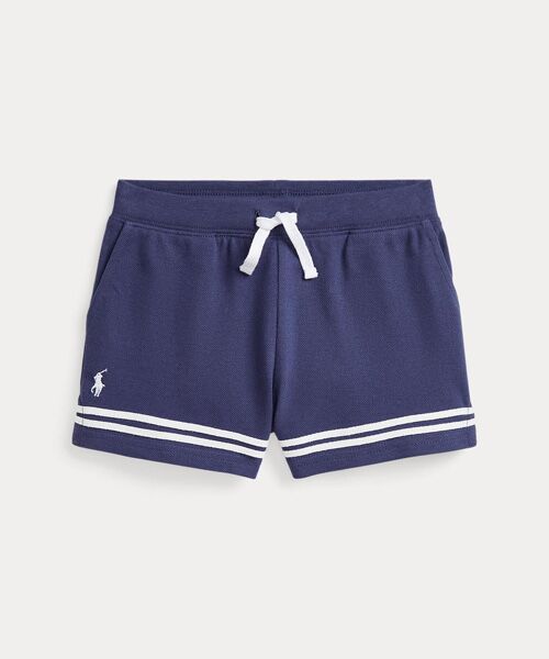 POLO RALPH LAUREN/ポロ ラルフ ローレン (ガールズ 2才~6才)ストライプド ストレッチ メッシュ ショートパンツ 410ネイビー 4 POLO RALPH LAUREN/ポロ ラルフ ローレン (ガールズ 2才~6才)ストライプド ストレッチ メッシュ ショートパンツ 410ネイビー 4