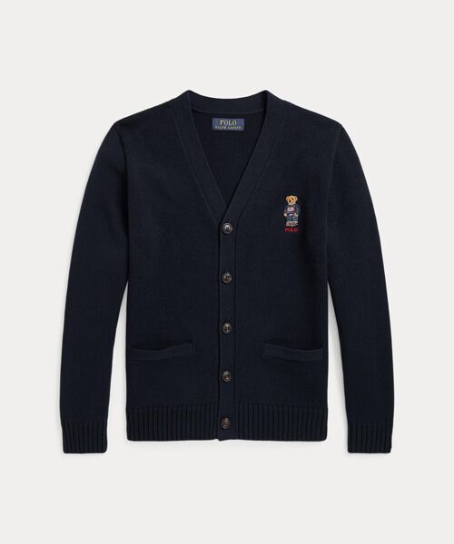 POLO RALPH LAUREN/ポロ ラルフ ローレン (ボーイズ 8才~20才)Polo ベア コットン Vネック カーディガン 410ネイビー M POLO RALPH LAUREN/ポロ ラルフ ローレン (ボーイズ 8才~20才)Polo ベア コットン Vネック カーディガン 410ネイビー M
