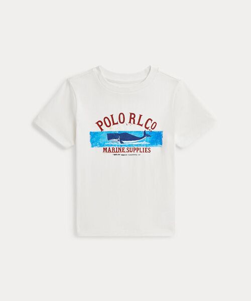 POLO RALPH LAUREN/ポロ ラルフ ローレン (ボーイズ 2才~7才)コットン ジャージー グラフィック Tシャツ 100ホワイト 3 POLO RALPH LAUREN/ポロ ラルフ ローレン (ボーイズ 2才~7才)コットン ジャージー グラフィック Tシャツ 100ホワイト 3