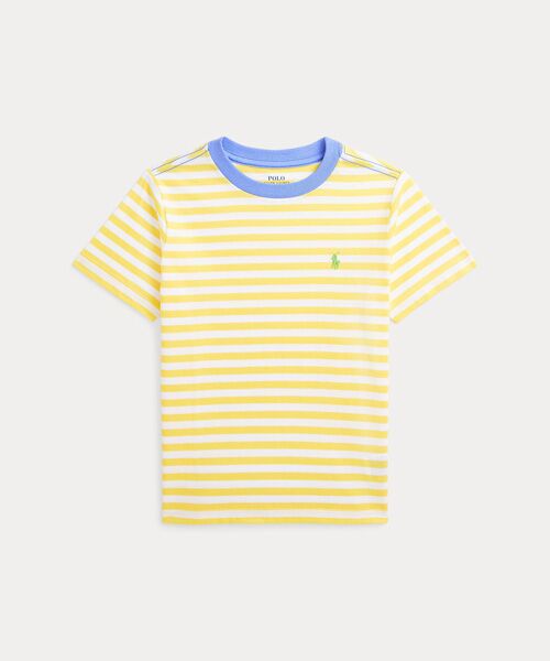 POLO RALPH LAUREN/ポロ ラルフ ローレン (ボーイズ 2才~7才)ストライプド コットン ジャージー Tシャツ 700イエロー 6 POLO RALPH LAUREN/ポロ ラルフ ローレン (ボーイズ 2才~7才)ストライプド コットン ジャージー Tシャツ 700イエロー 6