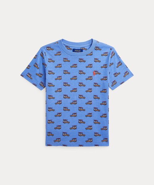 POLO RALPH LAUREN/ポロ ラルフ ローレン (ボーイズ 2才~7才)カープリント コットン ジャージー Tシャツ 999マルチカラー 7 POLO RALPH LAUREN/ポロ ラルフ ローレン (ボーイズ 2才~7才)カープリント コットン ジャージー Tシャツ 999マルチカラー 7