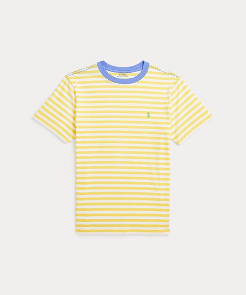POLO RALPH LAUREN/ポロ ラルフ ローレン (ボーイズ 8才~20才)ストライプド コットン ジャージー Tシャツ 700イエロー M POLO RALPH LAUREN/ポロ ラルフ ローレン (ボーイズ 8才~20才)ストライプド コットン ジャージー Tシャツ 700イエロー M