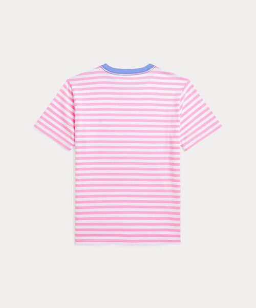 (取寄) ローレン ラルフローレン レディース プラス サイズ ストライプド コットン Tee 取寄) ローレン ラルフローレン レディース プラス-サイズ