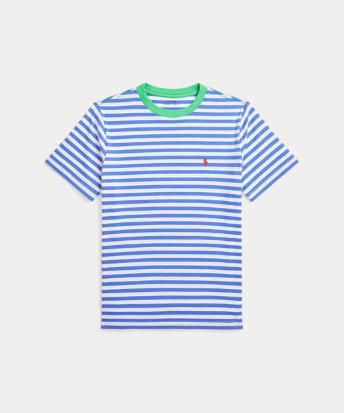 POLO RALPH LAUREN/ポロ ラルフ ローレン (ボーイズ 8才~20才)ストライプド コットン ジャージー Tシャツ 400ブルー XL POLO RALPH LAUREN/ポロ ラルフ ローレン (ボーイズ 8才~20才)ストライプド コットン ジャージー Tシャツ 400ブルー XL