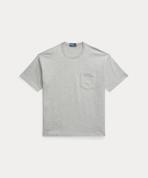 POLO RALPH LAUREN/ポロ ラルフ ローレン ビッグ フィット ヘビーウェイト ジャージー Tシャツ 020グレー M POLO RALPH LAUREN/ポロ ラルフ ローレン ビッグ フィット ヘビーウェイト ジャージー Tシャツ 020グレー M