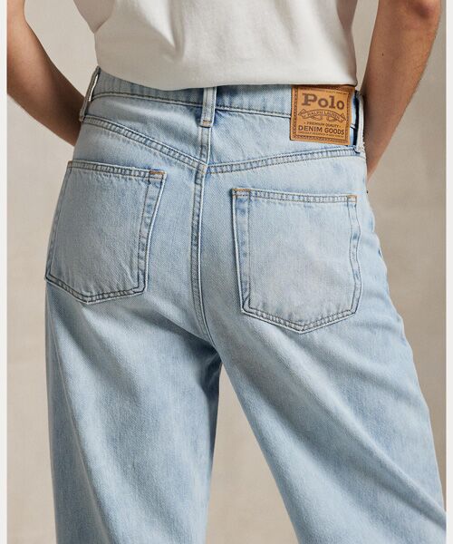 【Polo Ralph Lauren】 High-riseウールブレンドワイドレッグパ セール】 ハイライズ ワイドレッグ ジーンズ (デニムパンツ