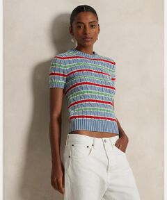 33%OFF ポロ・ラルフローレン　セーター　Mサイズ　レディース　カシミア混 ポロラルフローレン ケーブルニット カシミア混 セーター (Ralph