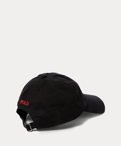 新品　RALPH LAURENラルフローレン　キャップ　ブラック　チノ　男女兼用 POLO RALPH LAUREN キャップ ローキャップ ラルフローレン 帽子