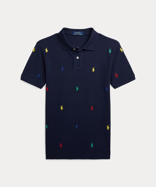 POLO RALPH LAUREN/ポロ ラルフ ローレン (ボーイズ 8才〜20才)Polo ポニー コットン メッシュ ポロシャツ 410ネイビー XL