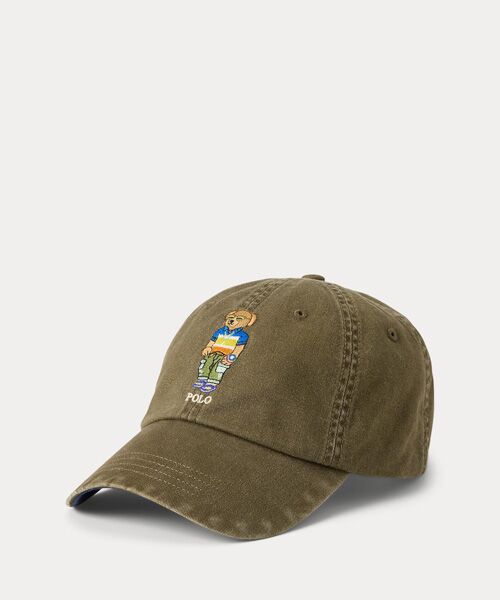 Polo ベア ツイル ボール キャップ （キャップ）｜POLO RALPH