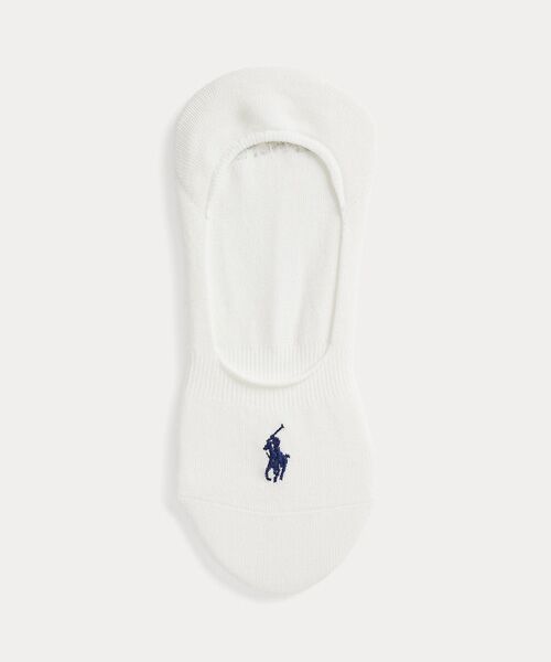 POLO RALPH LAUREN/ポロ ラルフ ローレン コットンブレンド ライナー ソックス 100ホワイト ONE POLO RALPH LAUREN/ポロ ラルフ ローレン コットンブレンド ライナー ソックス 100ホワイト ONE