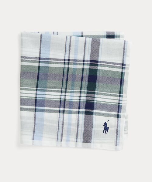 POLO RALPH LAUREN / ポロ ラルフ ローレン ハンカチ | チェック コットン ハンカチーフ | 詳細1