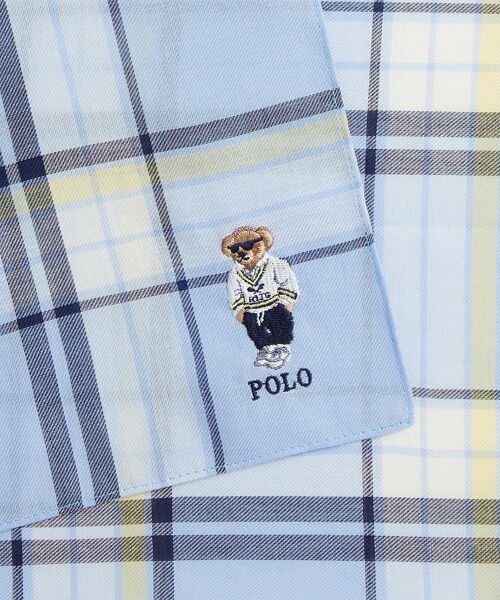 POLO RALPH LAUREN / ポロ ラルフ ローレン ハンカチ | Polo ベア チェック コットン ハンカチーフ | 詳細2