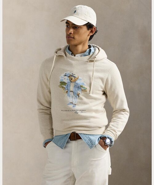 POLO RALPH LAUREN/ポロ ラルフ ローレン Polo ベア スラブ フリース フーディ 100ホワイト S POLO RALPH LAUREN/ポロ ラルフ ローレン Polo ベア スラブ フリース フーディ 100ホワイト S