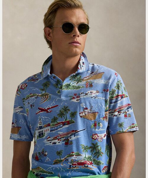 Polo Ralph Lauren リネンポロシャツ XXS POLO RALPH LAUREN / ポロ ラルフ ローレン リネン ショート