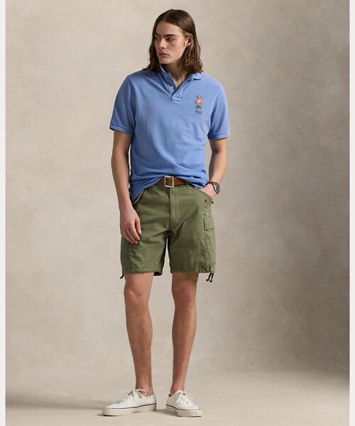 クラシック フィット Polo ベア メッシュ ポロシャツ