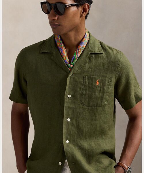 POLO RALPH LAUREN / ポロ ラルフ ローレン シャツ・ブラウス | クラシック フィット リネン キャンプ シャツ | 詳細4