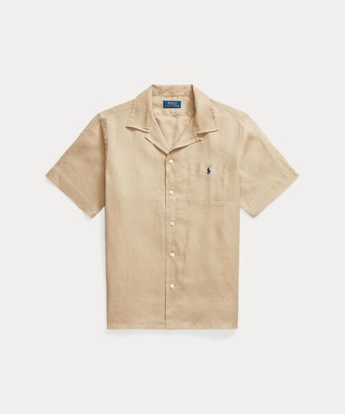 POLO Ralph lauren リネン100 % 麻 メンズ シャツ