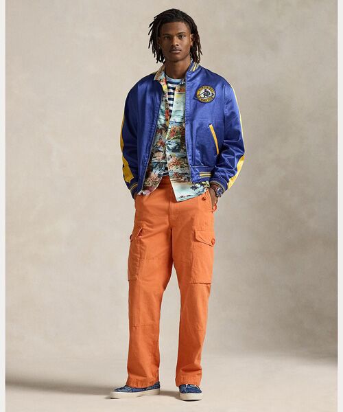 Polo Ralph Lauren パッチワークスウェット トレーナー　未使用 セール】 クラシック フィット パッチワークプリント キャンプ