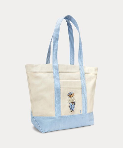 POLO RALPH LAUREN / ポロ ラルフ ローレン トートバッグ | Polo ベア キャンバス ミディアム トート | 詳細1
