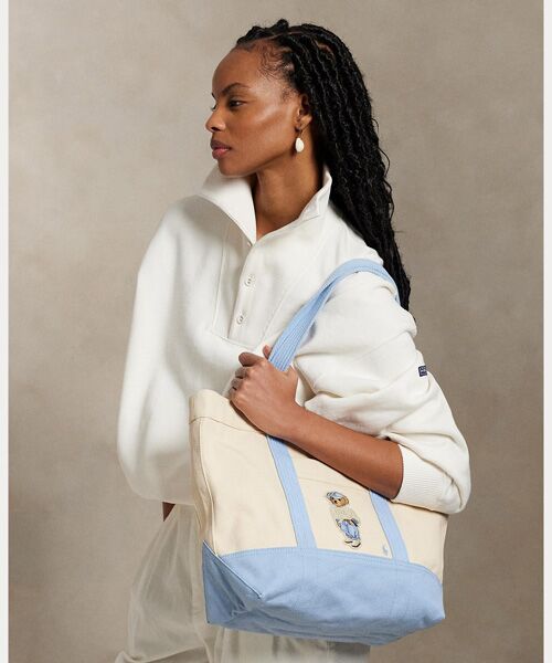 POLO RALPH LAUREN / ポロ ラルフ ローレン トートバッグ | Polo ベア キャンバス ミディアム トート | 詳細5