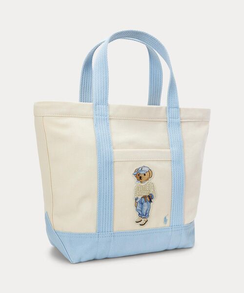 POLO RALPH LAUREN / ポロ ラルフ ローレン トートバッグ | Polo ベア キャンバス スモール トート | 詳細1