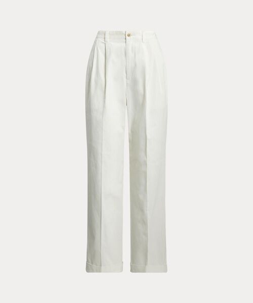 セール】 コットン ツイル ストレートレッグ パンツ （その他