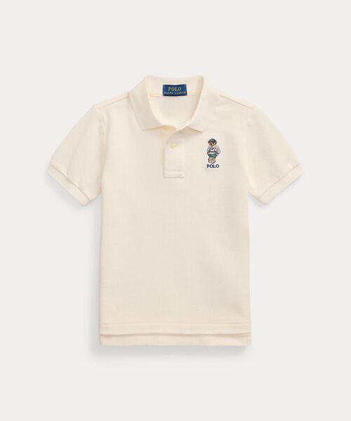 POLO RALPH LAUREN/ポロ ラルフ ローレン (ボーイズ 2才~7才)Polo ベア コットン メッシュ ポロシャツ 101ナチュラル 3 POLO RALPH LAUREN/ポロ ラルフ ローレン (ボーイズ 2才~7才)Polo ベア コットン メッシュ ポロシャツ 101ナチュラル 3