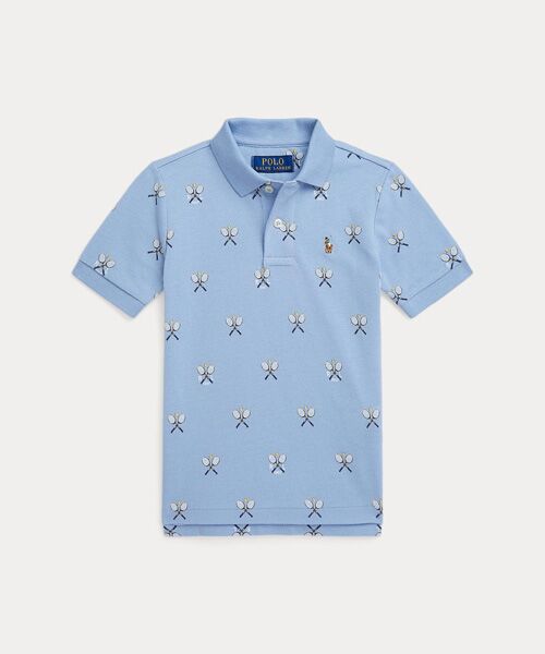 POLO RALPH LAUREN/ポロ ラルフ ローレン (ボーイズ 2才~7才)テニスプリント コットン メッシュ ポロシャツ 999マルチカラー 7 POLO RALPH LAUREN/ポロ ラルフ ローレン (ボーイズ 2才~7才)テニスプリント コットン メッシュ ポロシャツ 999マルチカラー 7