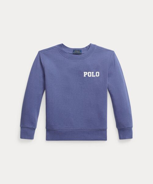POLO RALPH LAUREN / ポロ ラルフ ローレン スウェット | (ボーイズ 2才~7才)ロゴアップリケド フレンチ テリー スウェットシャツ(400ブルー)