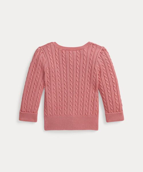 POLO RALPH LAUREN / ポロ ラルフ ローレン カーディガン・ボレロ | (ベビー)ミニケーブル コットン カーディガン | 詳細1