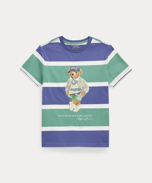 ボーイズ 8才～20才)Polo ベア ストライプド コットン