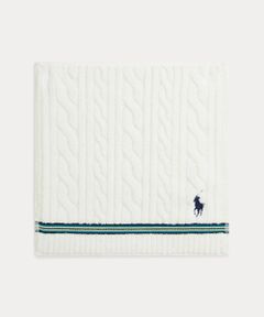 POLO RALPH LAUREN / ポロ ラルフ ローレン ハンカチ | ストライプドトリム ケーブル テリー ハンド タオル