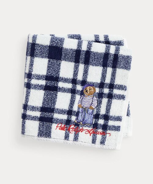 POLO RALPH LAUREN / ポロ ラルフ ローレン ハンカチ | Polo ベア チェック コットン テリー ハンド タオル | 詳細1