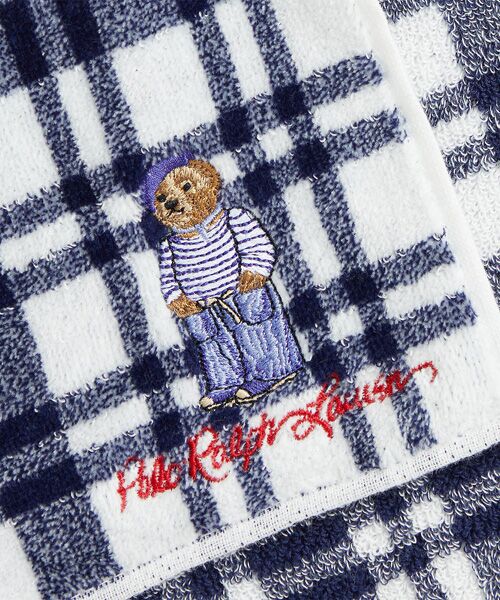 POLO RALPH LAUREN / ポロ ラルフ ローレン ハンカチ | Polo ベア チェック コットン テリー ハンド タオル | 詳細2