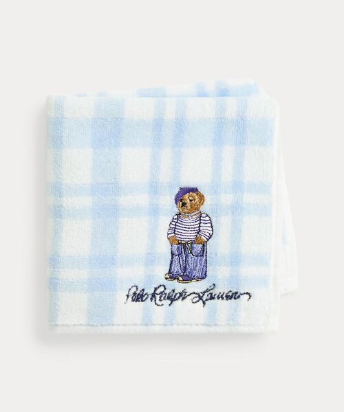 POLO RALPH LAUREN / ポロ ラルフ ローレン ハンカチ | Polo ベア チェック コットン テリー ハンド タオル | 詳細1