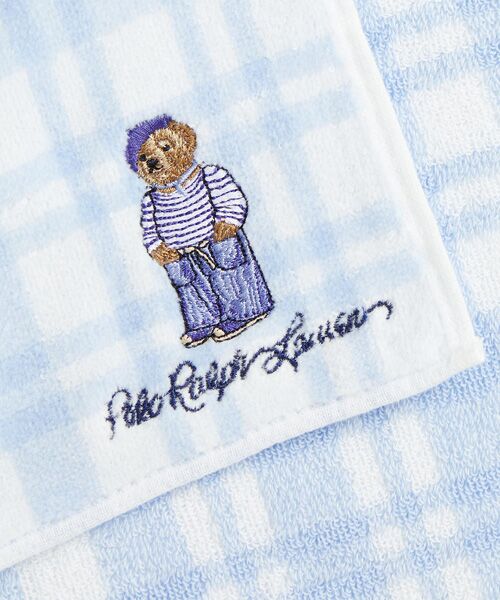 POLO RALPH LAUREN / ポロ ラルフ ローレン ハンカチ | Polo ベア チェック コットン テリー ハンド タオル | 詳細2