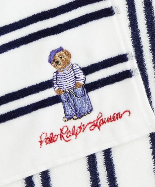 POLO RALPH LAUREN / ポロ ラルフ ローレン ハンカチ | Polo ベア ストライプド テリー ハンド タオル | 詳細2