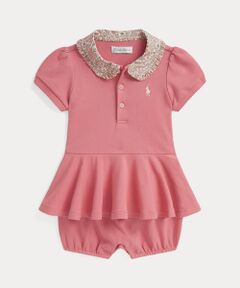 【新品】【女の子】ラルフローレン　ロンパース　ショートオール　デニム風　75 POLO RALPH LAUREN / ポロ ラルフ ローレン （キッズ