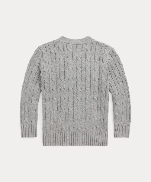 POLO RALPH LAUREN / ポロ ラルフ ローレン カーディガン・ボレロ | (ボーイズ 2才~7才)ケーブルニット コットン Vネック カーディガン | 詳細2