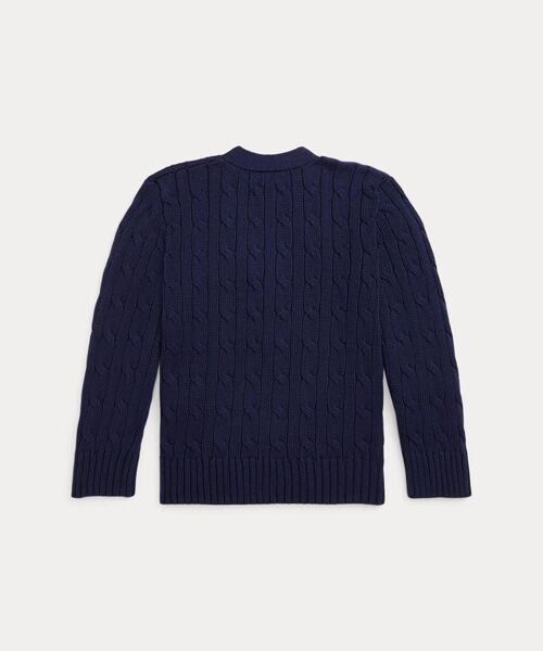 POLO RALPH LAUREN / ポロ ラルフ ローレン カーディガン・ボレロ | (ボーイズ 2才~7才)ケーブルニット コットン Vネック カーディガン | 詳細1