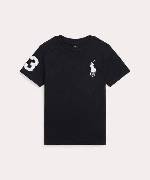 POLO RALPH LAUREN / ポロ ラルフ ローレン Tシャツ | (ボーイズ 2才~7才)Big Pony コットン ジャージー Tシャツ(001ブラック)