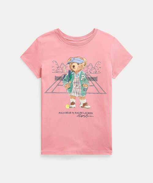 POLO RALPH LAUREN/ポロ ラルフ ローレン (ガールズ 7才~16才)Polo ベア コットン ジャージー Tシャツ 651ピンク XL POLO RALPH LAUREN/ポロ ラルフ ローレン (ガールズ 7才~16才)Polo ベア コットン ジャージー Tシャツ 651ピンク XL