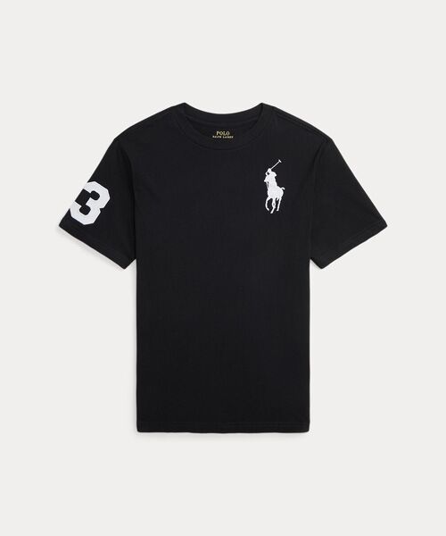 POLO RALPH LAUREN / ポロ ラルフ ローレン Tシャツ | (ボーイズ 8才~20才)Big Pony コットン ジャージー Tシャツ(001ブラック)