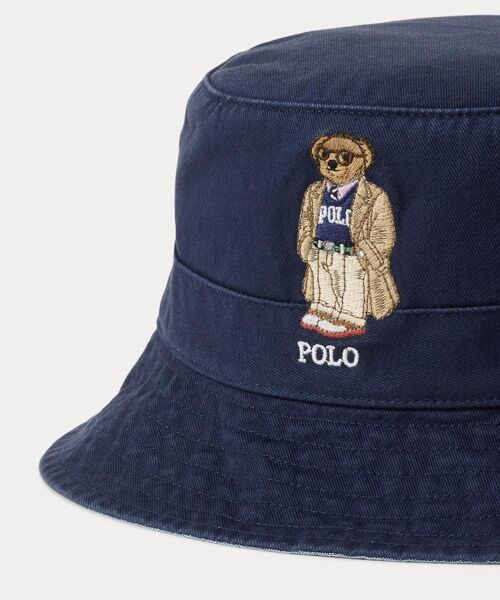 POLO RALPH LAUREN / ポロ ラルフ ローレン ハット | Polo ベア ツイル バケット ハット | 詳細2