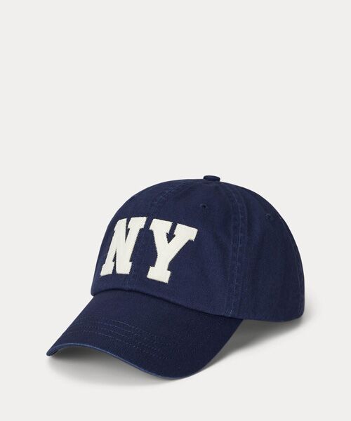 NY パッチ ツイル ボール キャップ （キャップ）｜POLO RALPH