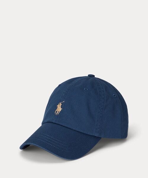 【最終値下げ】POLO コットンチノベースボールキャップ　ポロラルフローレン ポロ ラルフ ローレン POLO RALPH LAUREN コットン チノ ベース
