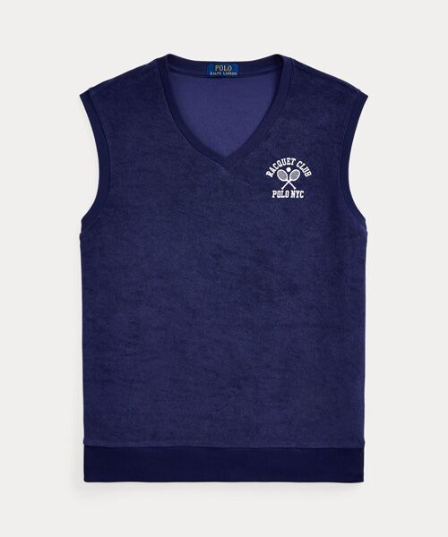 POLO RALPH LAUREN / ポロ ラルフ ローレン ベスト | エンブロイダリー テリー ベスト | 詳細1