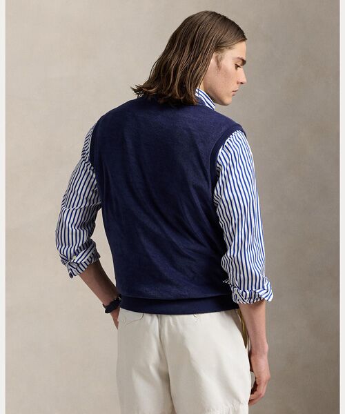 POLO RALPH LAUREN / ポロ ラルフ ローレン ベスト | エンブロイダリー テリー ベスト | 詳細3