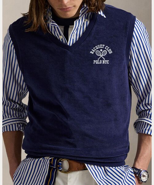 POLO RALPH LAUREN / ポロ ラルフ ローレン ベスト | エンブロイダリー テリー ベスト | 詳細4